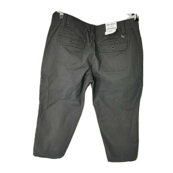 Eddie Bauer Womens 12 Desitrek Ripstop Pants Slightly Curvy Straight Pant Crop - Picture 2 of 12